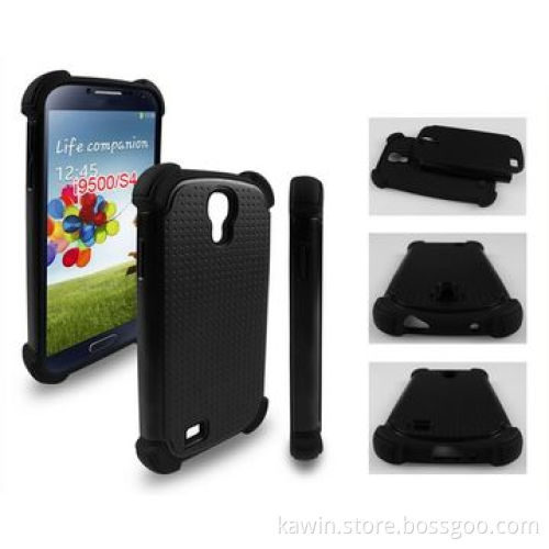 Triple Combo 3-in-1 TPU + PC + Silicone Cover for Samsung Galaxy S4